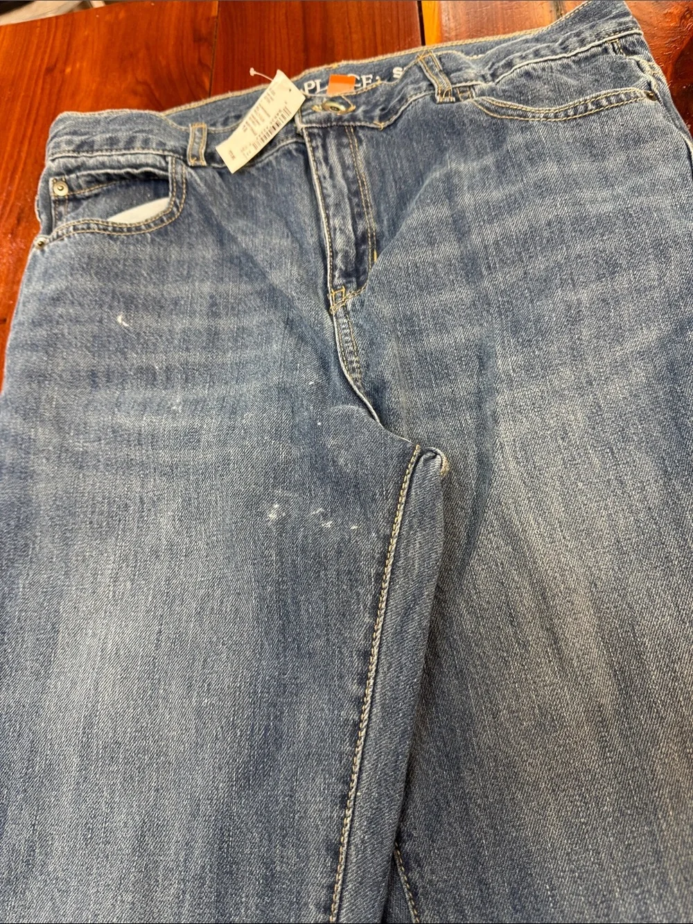 The Children's Place Women's Medium Blue Flared Jeans T1